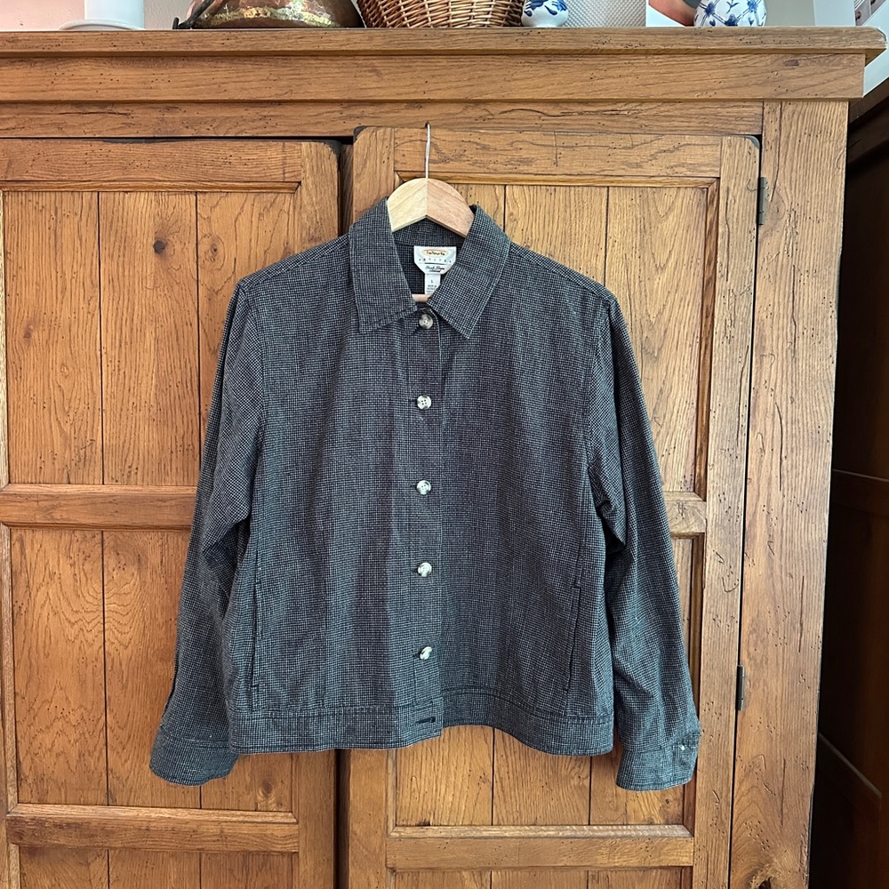 Talbots Irish Linen Button Down Shirt